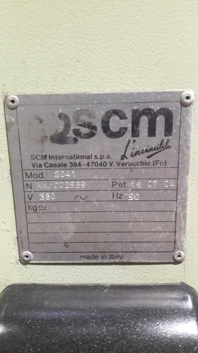 5w1 wieloczynnościowa SCM2041: grubościówka, frezarka, wyrówniarka 3n ...