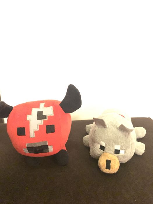 Minecraft krowa i pies