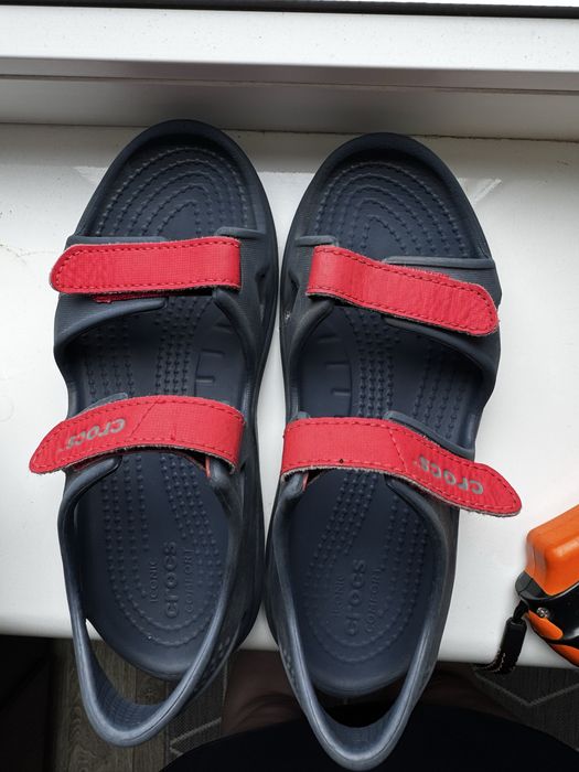 Босоніжки сандалі crocs j1 19,5 см по точках