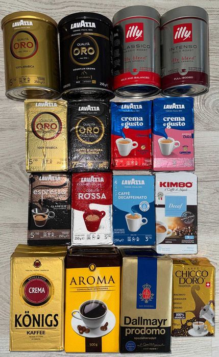 Кава Lavazza Kimbo Dallmayr VENCEDOR зерно мелена Розчинна АРОМАТИК