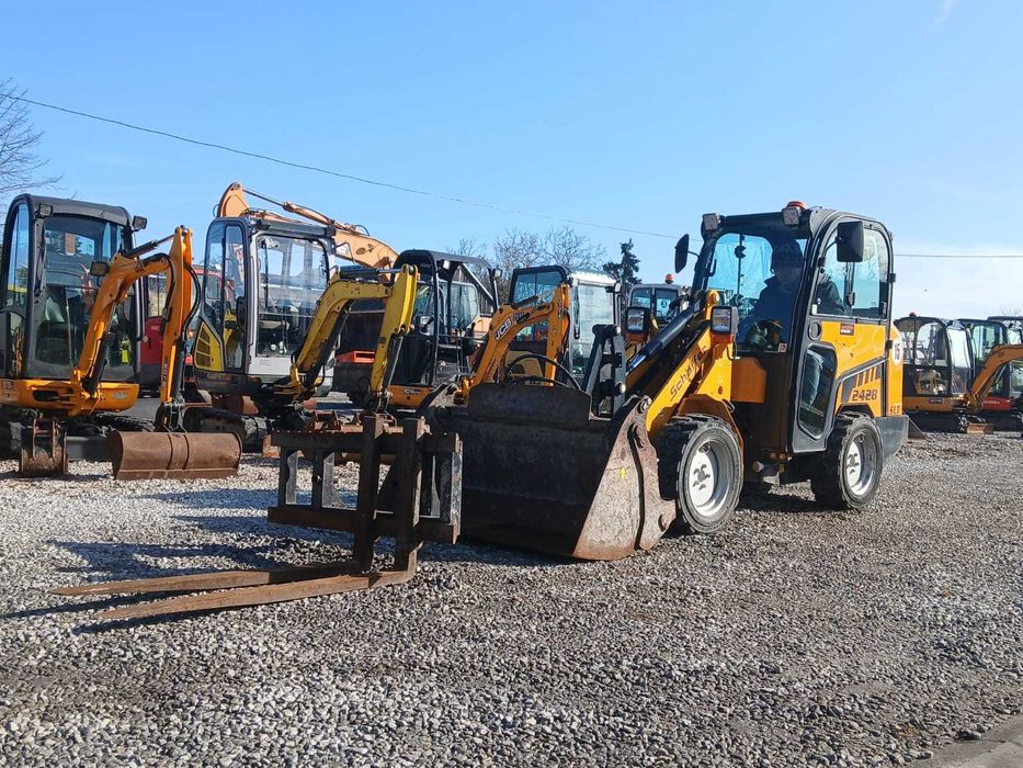 Ładowarka kołowa SCHAFFER 2428 SLT 2021 Rok widły łyżka Tylko 1060MTH