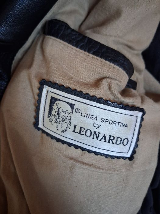 Вінтажна шкіряна куртка пілот Leonardo