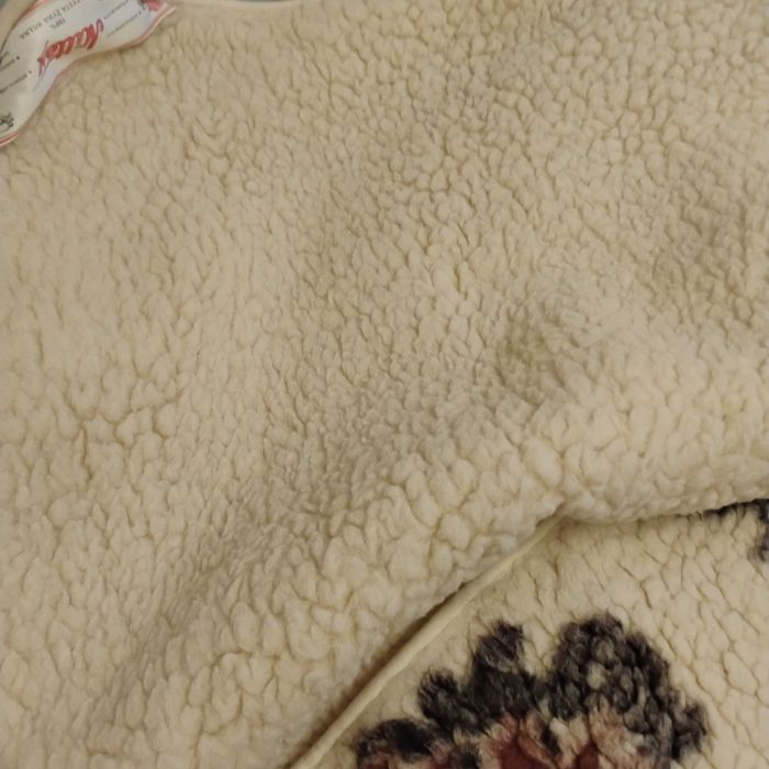 Nowy koc wełniany PRL MILTEX – 100% czysta żywa wełna, vintage