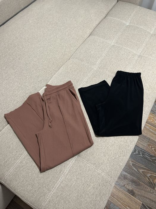 Спортивні штани, джогери, лосіни в рубчик, штани палаццо