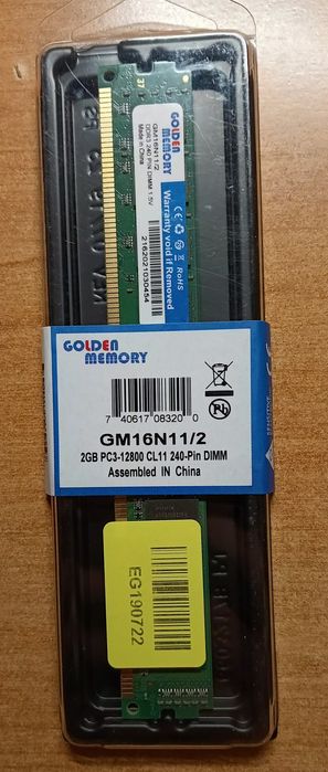 Оперативна пам'ять Golden Memory DDR3-1600 4096MB PC3-12800 (GM16N11/4