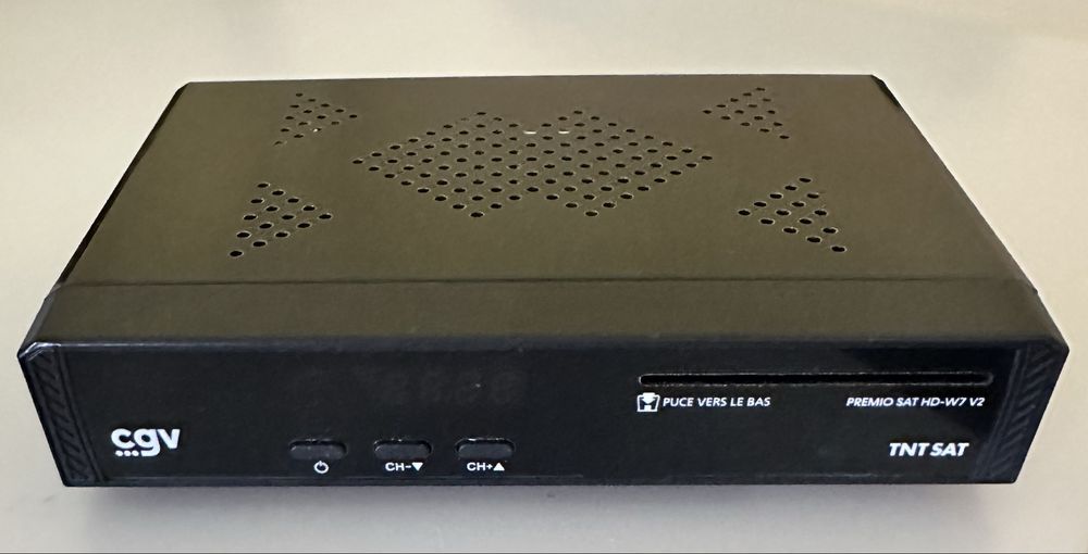 Receptor satelite tntsat canais HD franceses CGV
