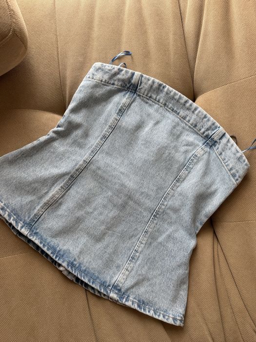 Джинсовий топ корсет Zara — Новий (розмір S)