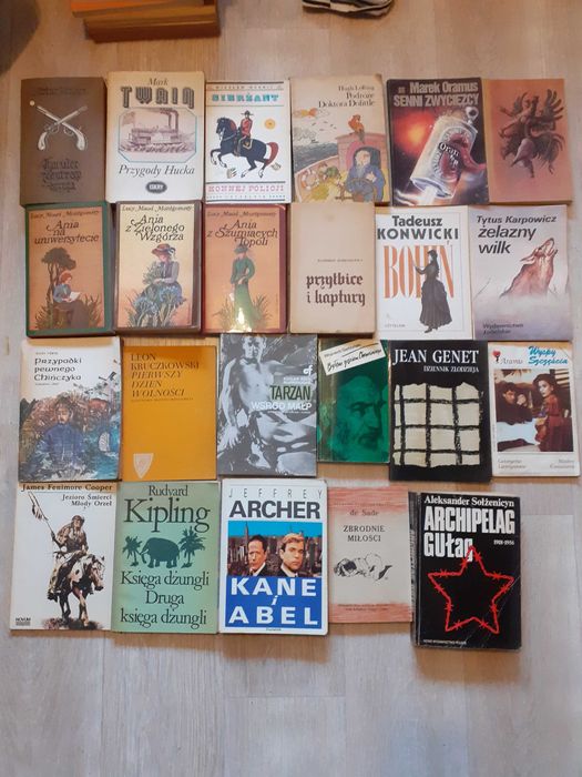książki zestaw 50 książek
