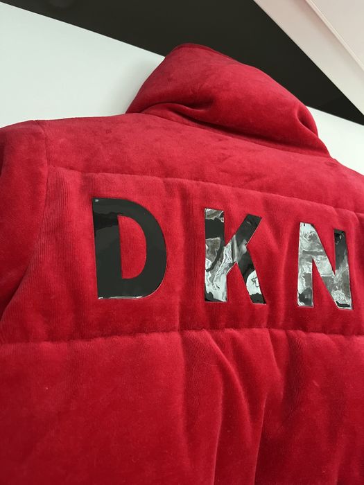 DKNY kurtka damska welurowa