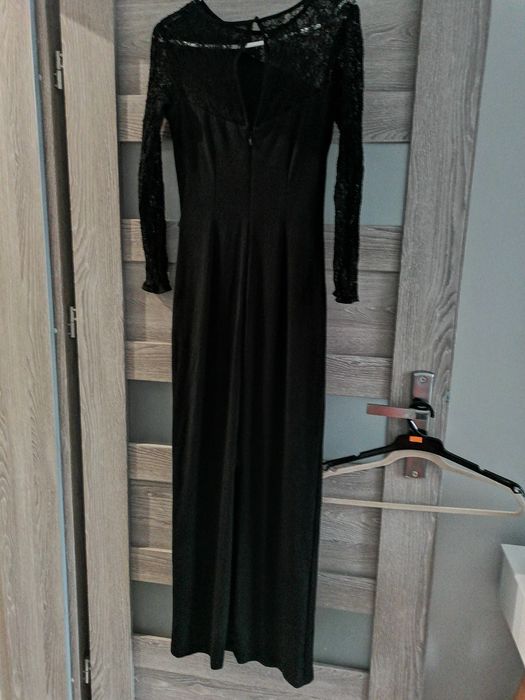 Czarna elegancka sukienka