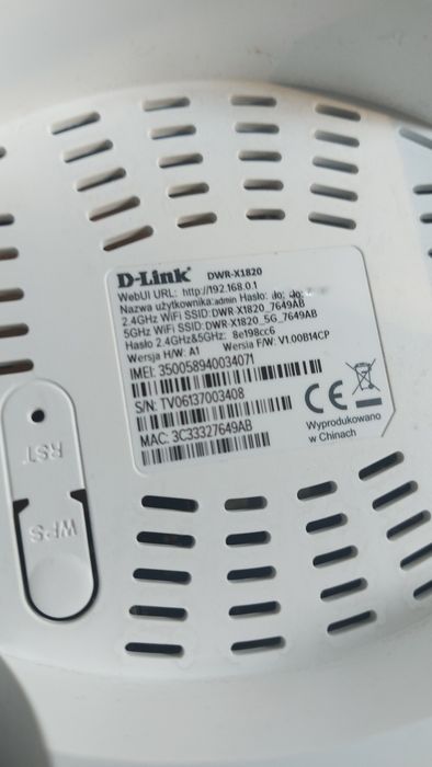 Router D-Link Plus DWR-X1820