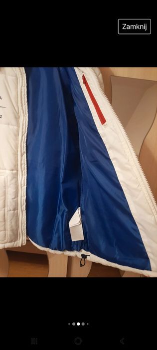 Kurtka biała męska L SMOG