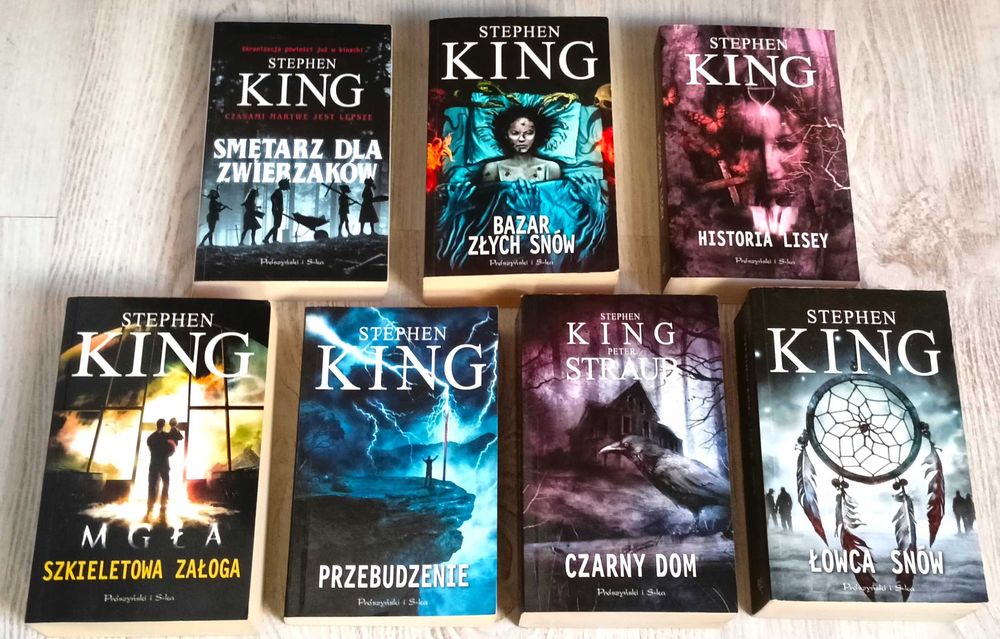 King Szkieletowa załoga Łowca snów Smętarz Historia Lisey Bazar złych