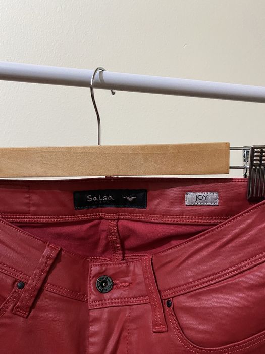 Calças Salsa vermelhas senhora