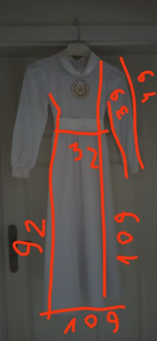 Sukienka komunijna alba