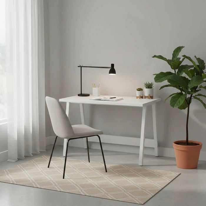 Secretária branca Kasa NOVA (EMBALADA)