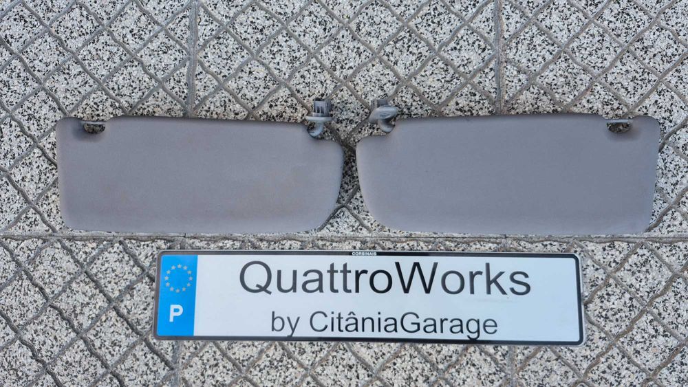 AUDI A4 B5(8D) - A3 8L etc- Palas Sol CINZA IMPECÁVEIS - 1995 até 2002