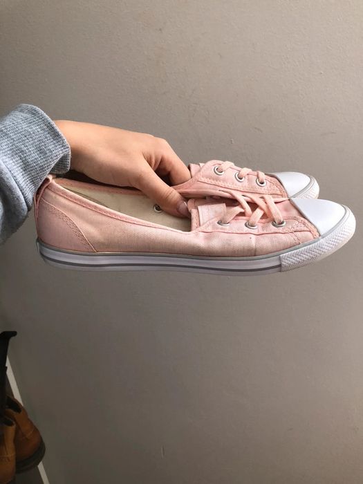 Trampki converse all star krotkie rozowe roz.38