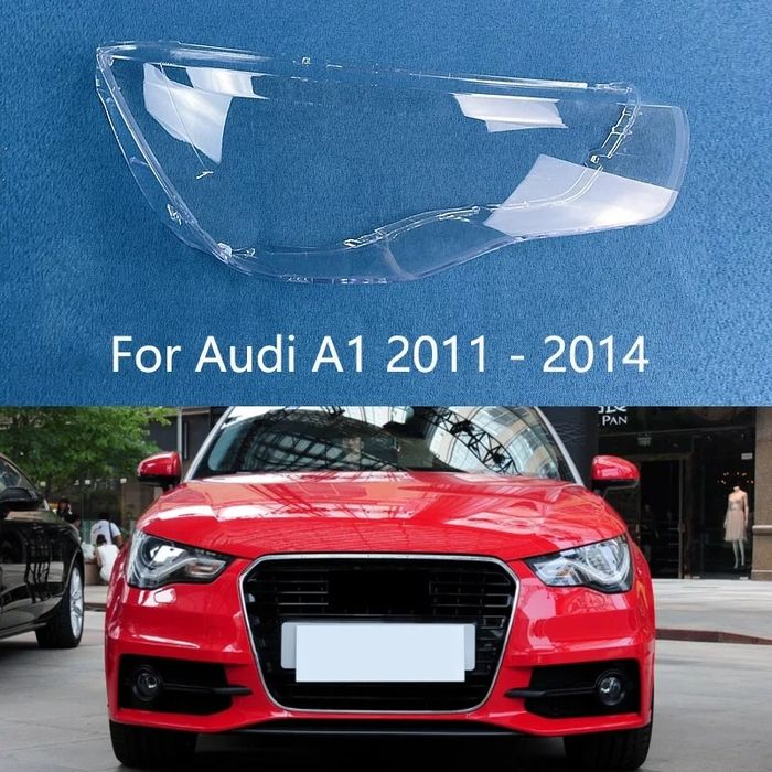 Vidro capa lente farol ótica Audi A1 de 2011 a 2014