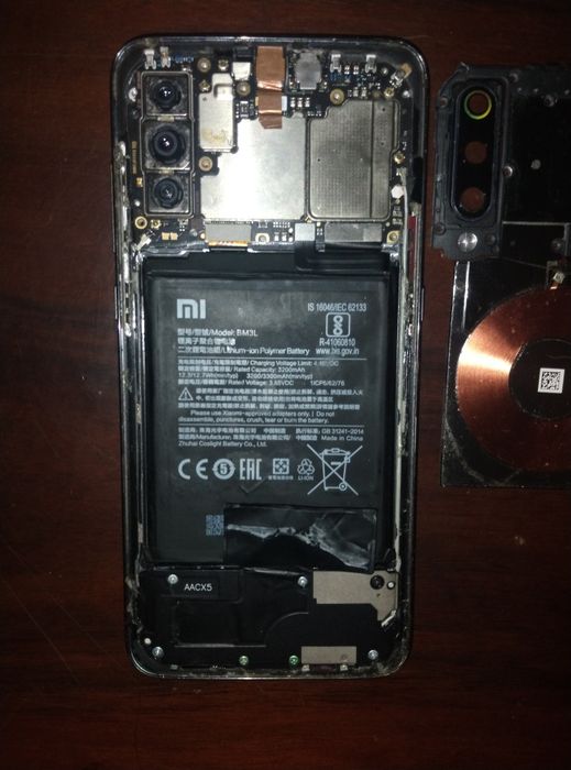 Xiaomi mi 9 разборка