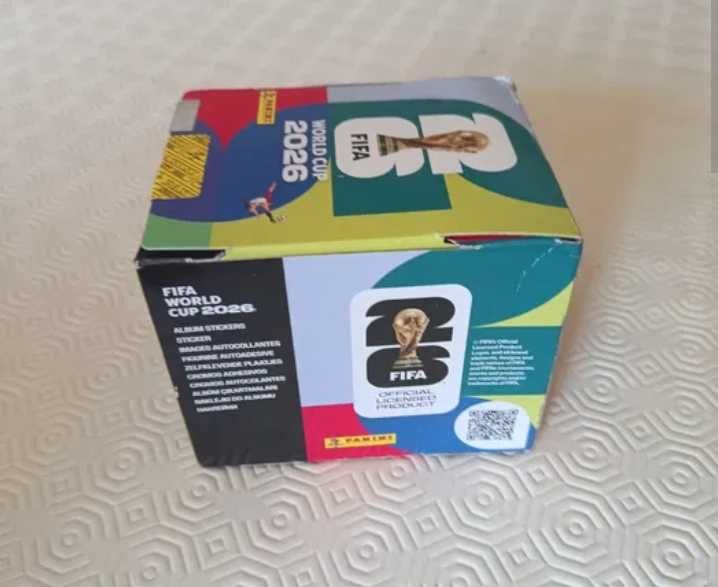 Cromos FIFA 2026 caixas seladas
