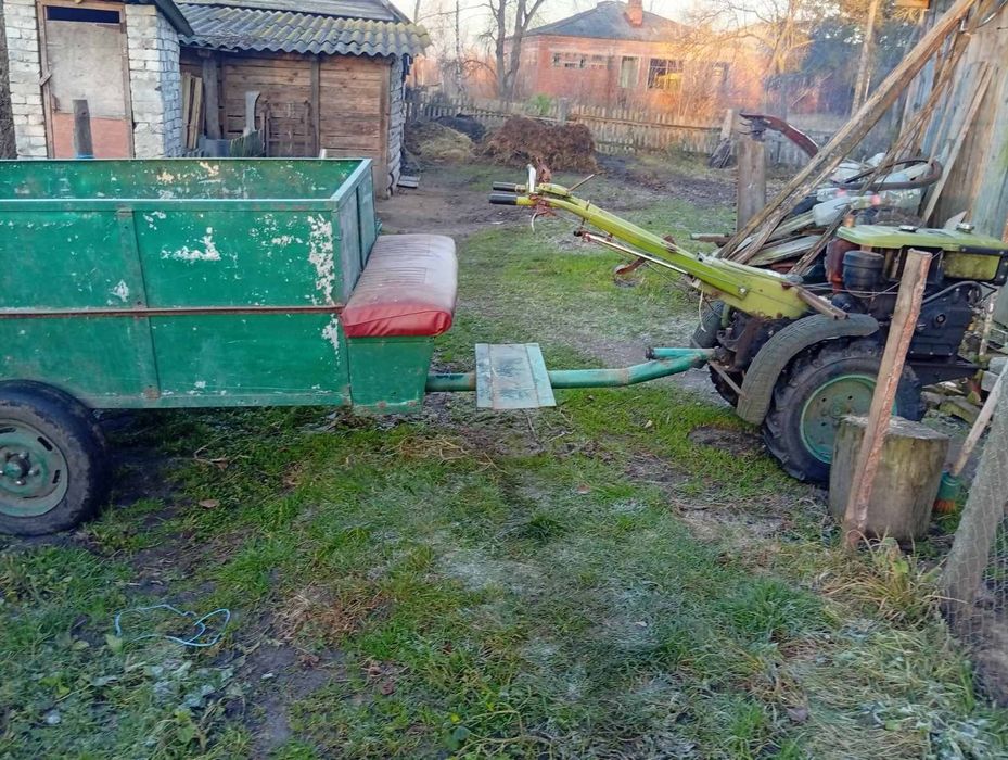 Продам мотоблок с прицепом
