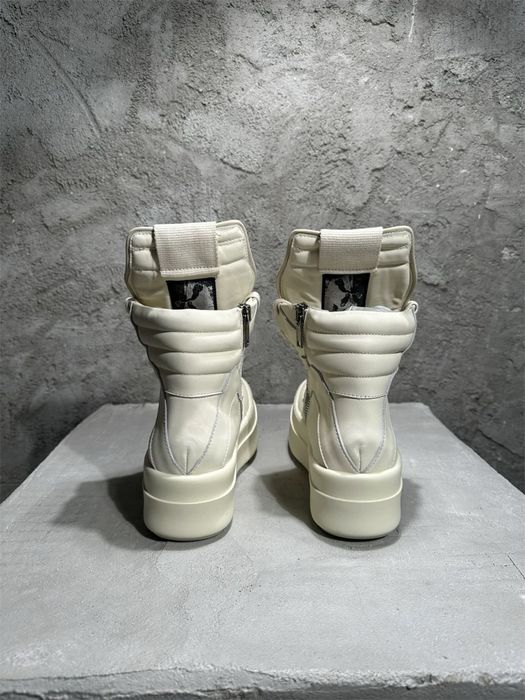Rick Owens Geobasket Double Bumper/Megabumper White/Преміум якість!