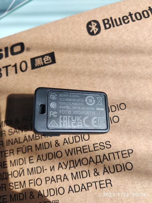 Блютуз модуль для электропианино Casio