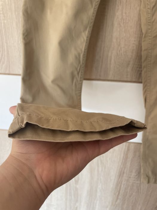 Spodnie Tommy Hilfiger S M chinosy beżowe piaskowe modne eleganckie