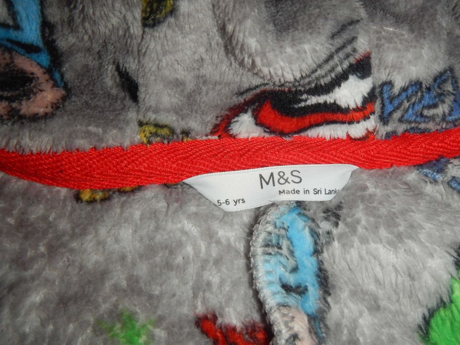Флісовий сліп ромпер піжама marks & spencer p.110-116см(5-6років)