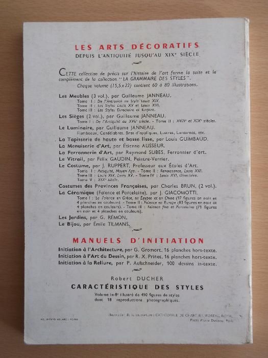 Caractéristique des Styles - Flammarion