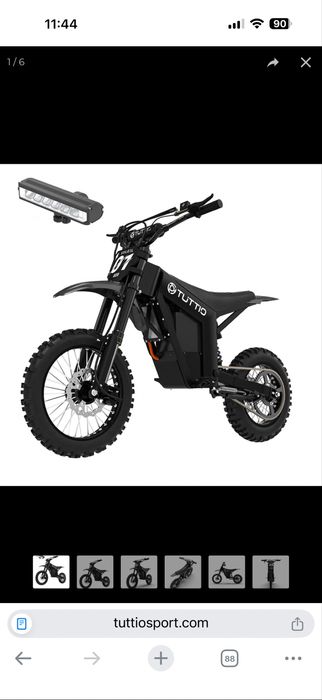 Moto Electrica Tuttio Dirt Sport