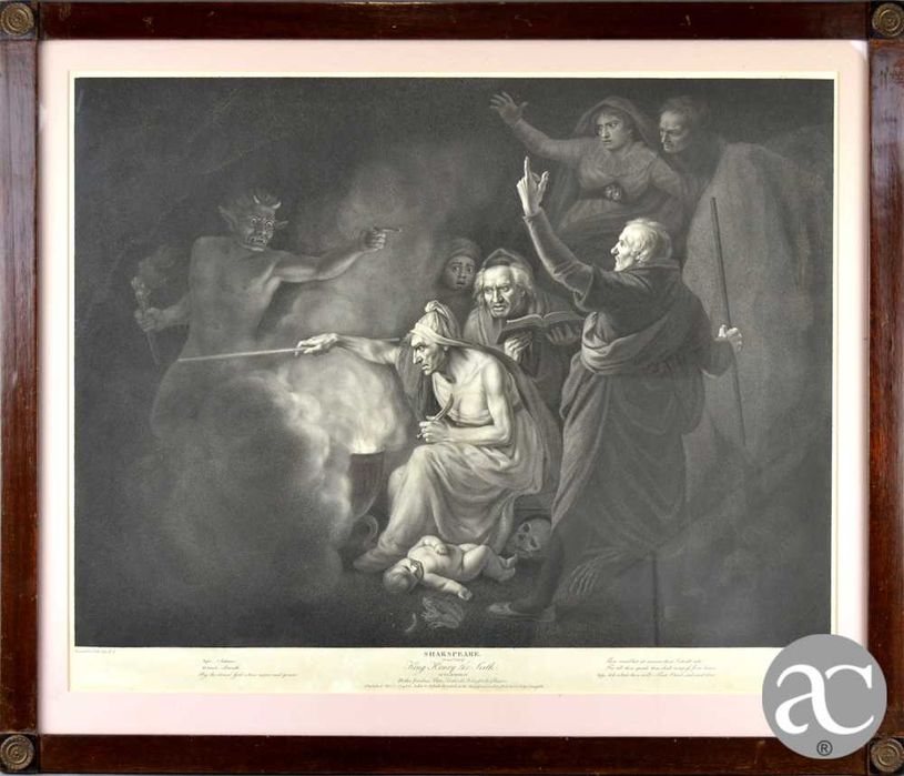 Gravura “Shakespeare Second part of King Henry the Sixth”, 1796