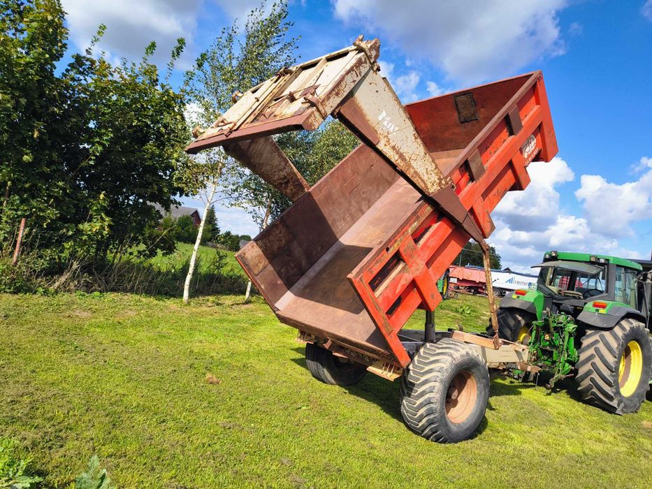 Przyczepa jednoosiową, skorupa, wywrotka 9ton
