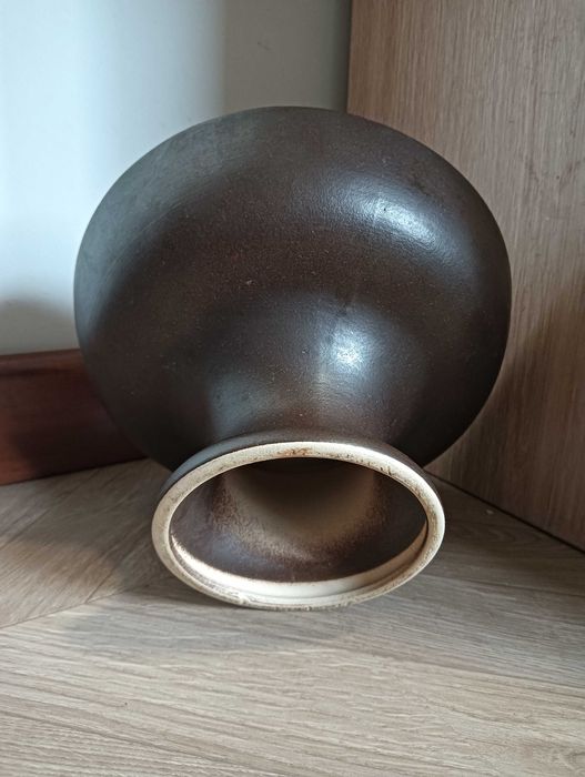 Patera ceramiczna na nodze ozdobna na stroik na owoce