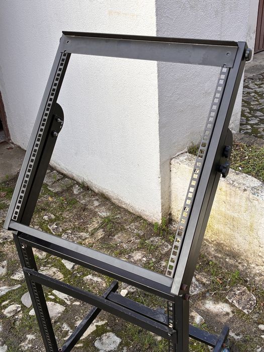 Rack 19” DJ com rodas para amplificador mesa mistura