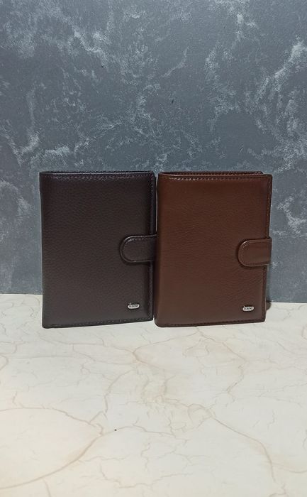 Мужской кожаный кошелек DR.BOND  портмоне чоловічий шкіряний гаманець