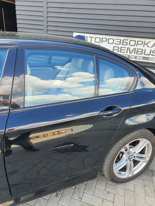 Задня ліва дверка bmw f10 520 чорна седан колір 668