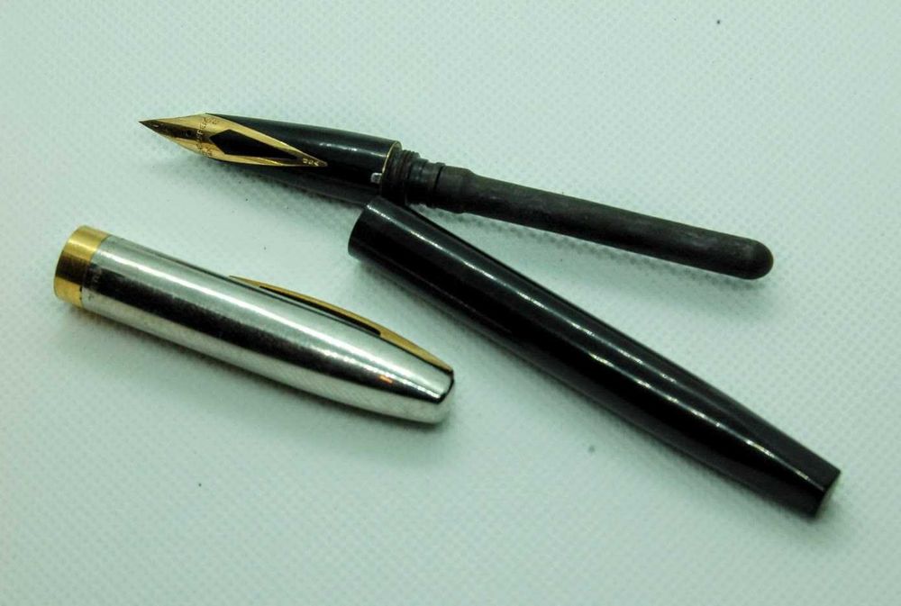 Caneta vácuo Sheaffer Imperial VI 1961 Touchdown Black