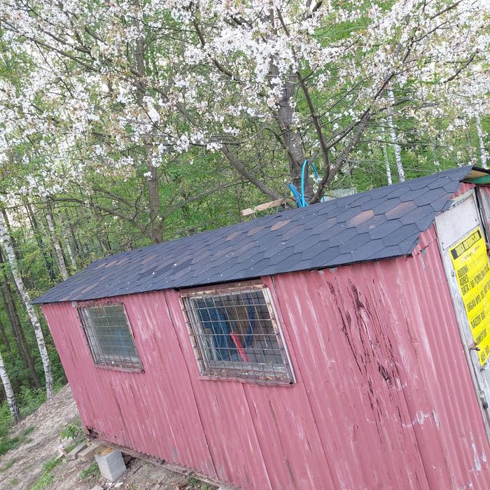 Kontener, barak projekt do dokończenia