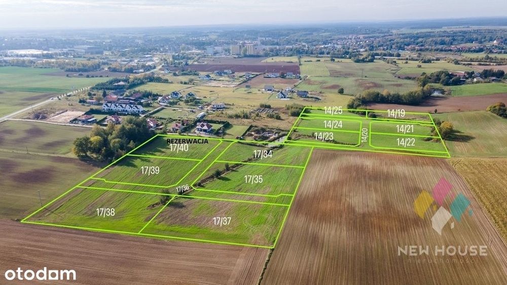 Działka pod budowę domu  Olsztynek -Mierki