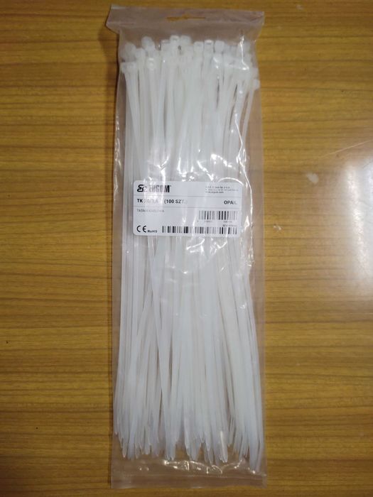 Opaska zaciskowa Ergom taśma, trytytka 3,6 x 300