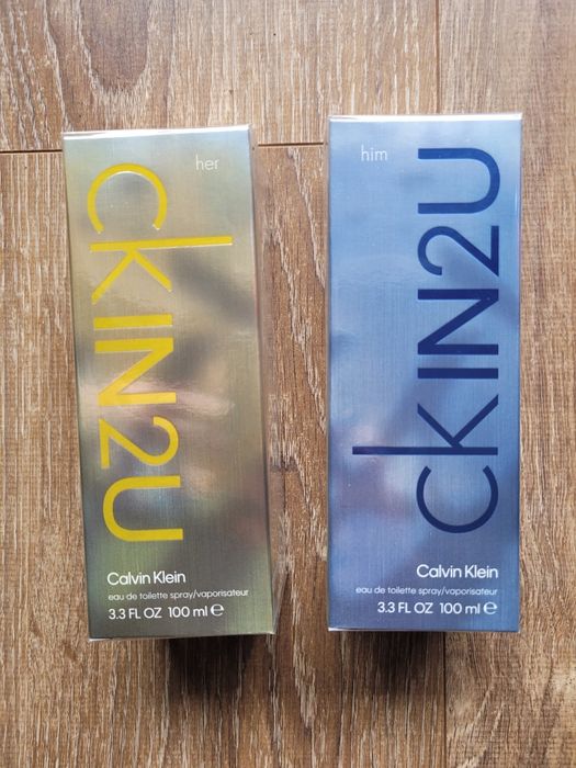 Zestaw Calvin Klein ck IN2U HIM i HER wody toaletowe 2 x 100ml  NOWE