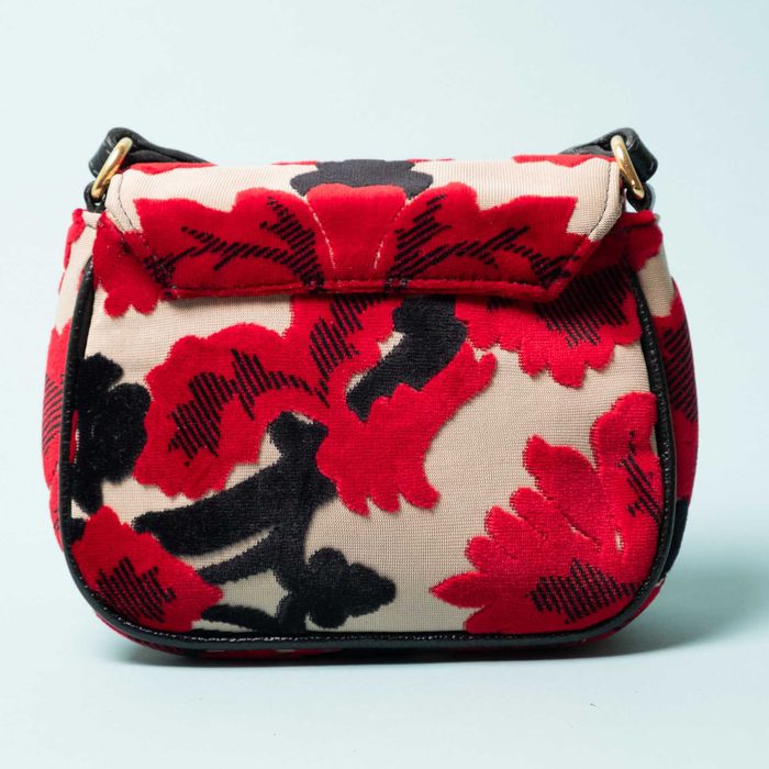 Carteira (Bolsa) original XAA, com jacquard em veludo, nova!