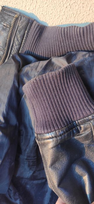 Casaca de pele preta