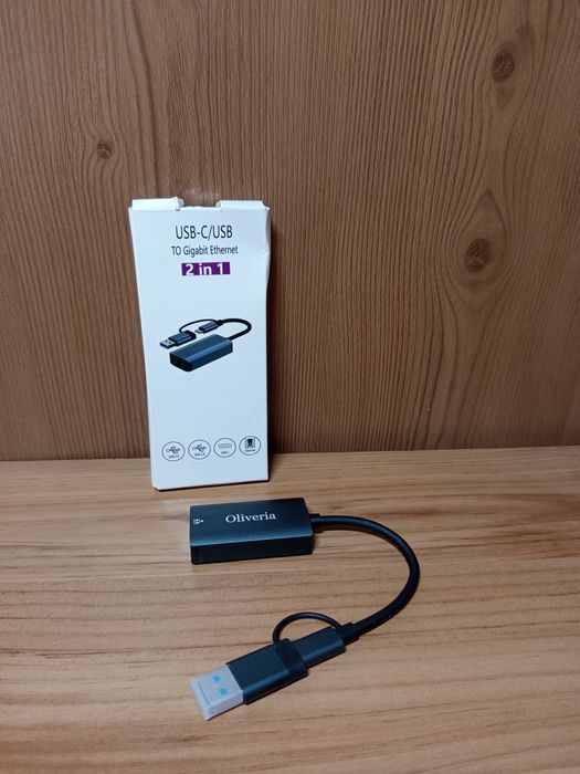 Adapter sieciowy marki Oliveria USB-C