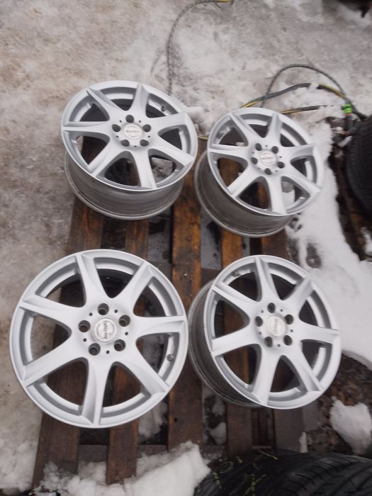Диски Енцо R16/5×105/6.5J/ET-41/DIA 56.6mm;гарний комплект,з Німеччини