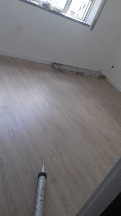 Aplicação chão  flutuante