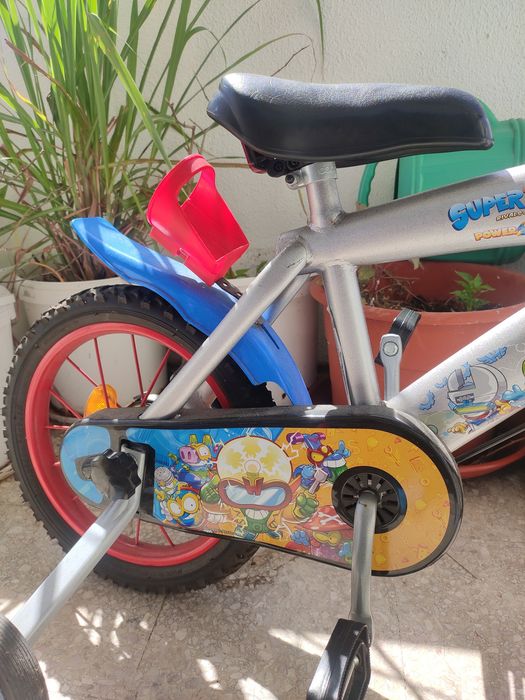 Toisma SuperThings Bicicleta para crianças com rodinhas removíveis