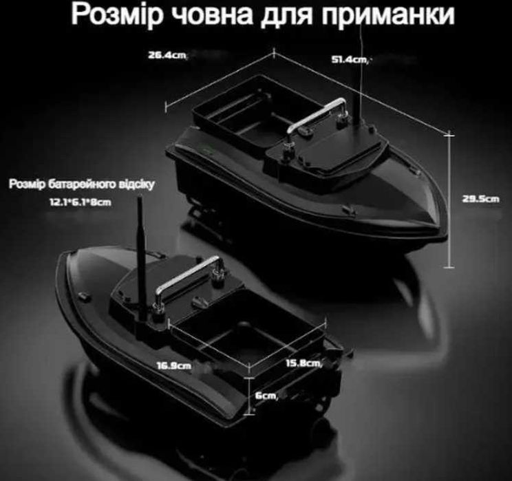 карповий кораблик для прикормки кораблик для рыбалки новий